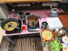 ・【朝食】あきたこまちを堪能できる朝食。とろろご飯、カレーやお野菜たっぷりのおかずをどうぞ