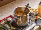 ・【ご朝食】じっくり煮込んだカレーも人気の品です