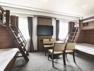 バンクベッド<2段ベッド×2台>(30平米)上段:幅97cm×長さ195cm/下段:幅140cm×長さ195cm×2台