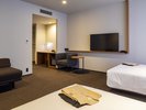 【デラックスツイン】グループや団体でのご利用でもゆったりとお寛ぎいただけます。