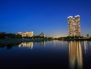【観光】アイランドシティ中央公園夜景「写真提供:福岡市」