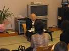 日本一の温泉博士 温泉母岩の製作者である荒井孝氏の講演会風景です。