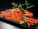 *【夕食一例】ずわい蟹姿盛り
