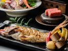 *【夕食一例】特選・旬魚会席