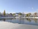 空気の冴える冬の中島公園