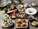 夏の湯の庭会席2023最上級のコースです。