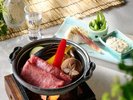 牛肉と夏野菜の陶板焼き2024