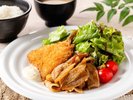 【ランチメニュー】鯵フライ&生姜焼き