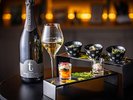 ソムリエおすすめAWAスパークリングと前菜を