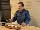「最高の一杯」静岡有機茶農家会の斎藤さん。お茶を人生のすべてをかけた想いのこもった1杯を感じて下さい