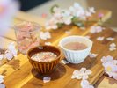 桜香るお汁粉