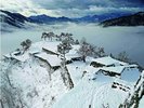 レアな雪の竹田城と雲海。荘厳な冬の竹田城をガイドさんのご案内で。通常雲海は、早朝になります。
