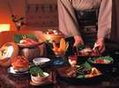 地元食材を使った料理 (一例)