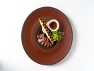 ■「風」メイン 黒毛和牛ロース肉のプランチャ 季節温野菜とジャガイモのピューレ