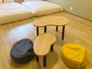 【キッズフレンドリールーム】大人用の他に、子供用のミニテーブルも
