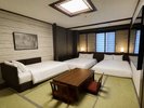 ■和室ベッドルーム例※3名利用(33u/12畳)