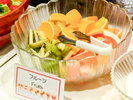 朝食ビュッフェ フルーツ