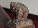 【八ヶ岳高原ヒュッテ】熊の彫り物
