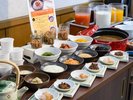 【朝食】種類が豊富なご飯のおとも