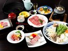 但馬牛すきしゃぶ(一例)