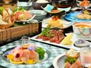 メインディッシュは、絶妙な焼き加減で料理人が焼き上げる食べ応えある「牛たん」に舌鼓を(盛付例)