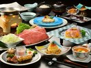 【仙台牛御膳】最高等級「5」のみが呼称を許される仙台牛の季節料理味わう仙台牛御膳(26年5月〜盛付例)