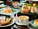 【お食事ヘルシープラン】国産鶏塩ちゃんこ風鍋をメインとした8品程度の美味少量御膳(料理例)