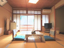 【和室8畳】落ち着きある雰囲気のお部屋。