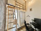 PC付きプランのお部屋!PCルームのお部屋にはワークチェアも完備!
