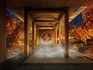 【露天風呂】秋には紅葉を眺めながら湯浴みをお楽しみいただけます