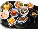 *【朝食バイキング一例】滋賀県産食材を取り入れたメニューをご用意しております。
