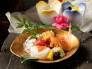 *【認証近江牛会席(一例)】旬魚のお造り