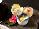 *【季節の彩会席(一例)】当館の一番スタンダードのコース。毎月お品書きが変わります。