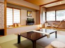 【モダン和室|かわせみの間】洗練された和の寛ぎ空間。