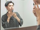 大きな鏡で身だしなみもバッチリ♪