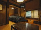 <琵琶>和室4.5畳 お1人様客室(ベッド付)【山側】