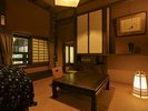 <琵琶>和室4.5畳 お1人様客室(ベッド付)【山側】