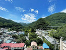 大浴場脱衣所からの景色