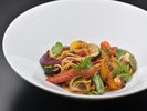 ヴィーガンメニュー「島野菜のパスタ仕立て」 ファインダイニング