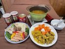 スパイスカレー鍋(〆カレーリゾット)お好みの辛さで味変可能!締めはチーズカレーリゾットに。