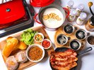 【冬】ご朝食 俯瞰写真