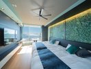 Suite Villa『Seisho』主寝室。3LDK(136u)を貸切で。