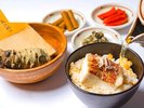 特産の高瀬茶を使った「鯛茶漬け」