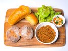 冬野菜を使ったカレーのパニーニ