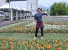 群馬フラワーパーク WWOOF JAPANで台湾から来られた女の子と