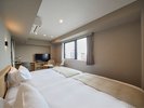 ◇禁煙◇スーペリアツインルーム【最上階】|シモンズ製140�pベッド2台