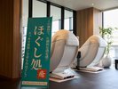 お風呂上がりにマッサージチェアでリフレッシュ♪