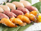 【ランチ】土日祝日は、ビュッフェメニューにお寿司が登場。(お寿司のネタは不定期で変わります)