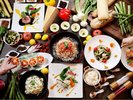 ハーフブッフェランチで好きなものを好きなだけお楽しみください。