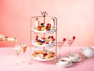 「苺とSAKURA」をテーマにしたアフタヌーンティー